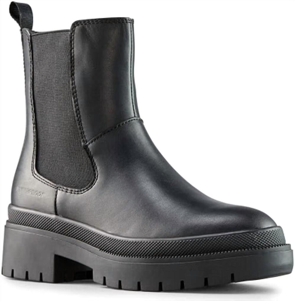 NEW COUGAR women's swinton waterproof leather boot in black